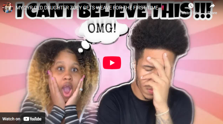 MY 2YR OLD DAUGHTER ZOEY GETS WEAVE FOR THE FIRST TIME ‼️