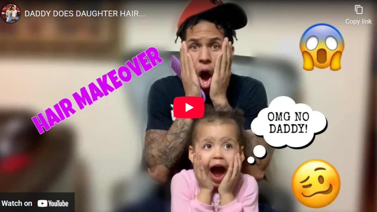DADDY DOES DAUGHTER HAIR…